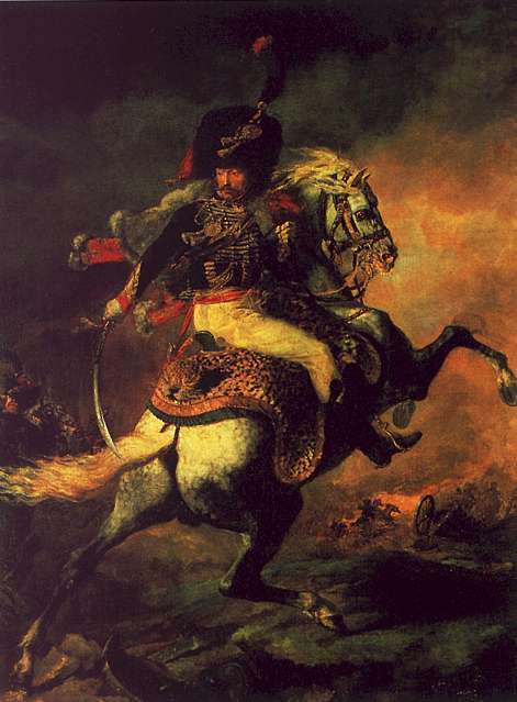  Theodore   Gericault Officer of the Hussars